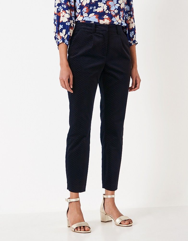 Women's Kayla Velvet Spot Trouser from Crew Clothing Company | Crew Clothing (UK)
