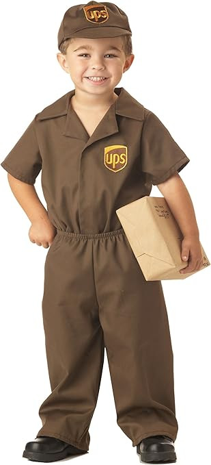 California Costumes Little Boys' UPS Guy Costume Small (2-3) | Amazon (US)