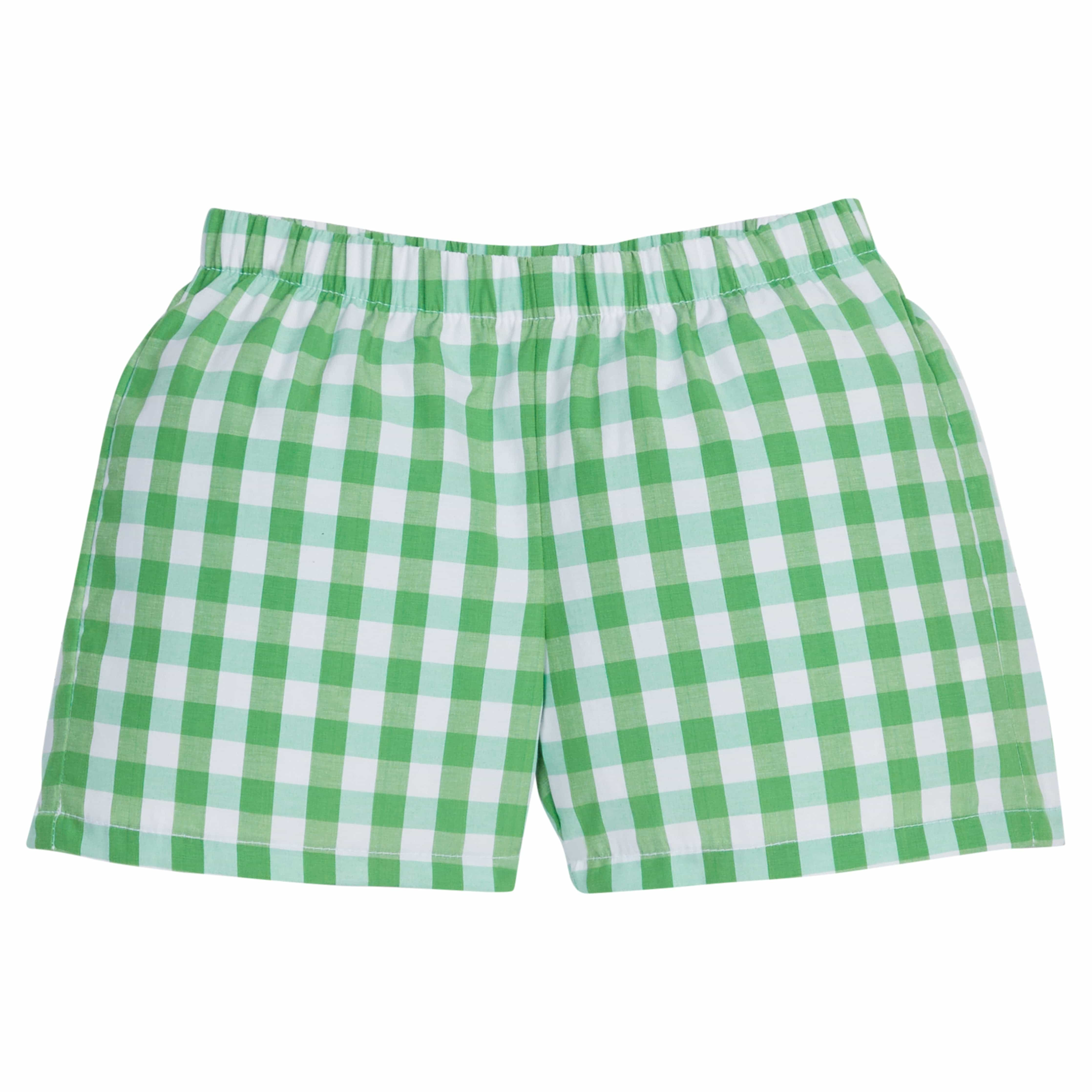 Basic Short - Green Hills Check | Little English