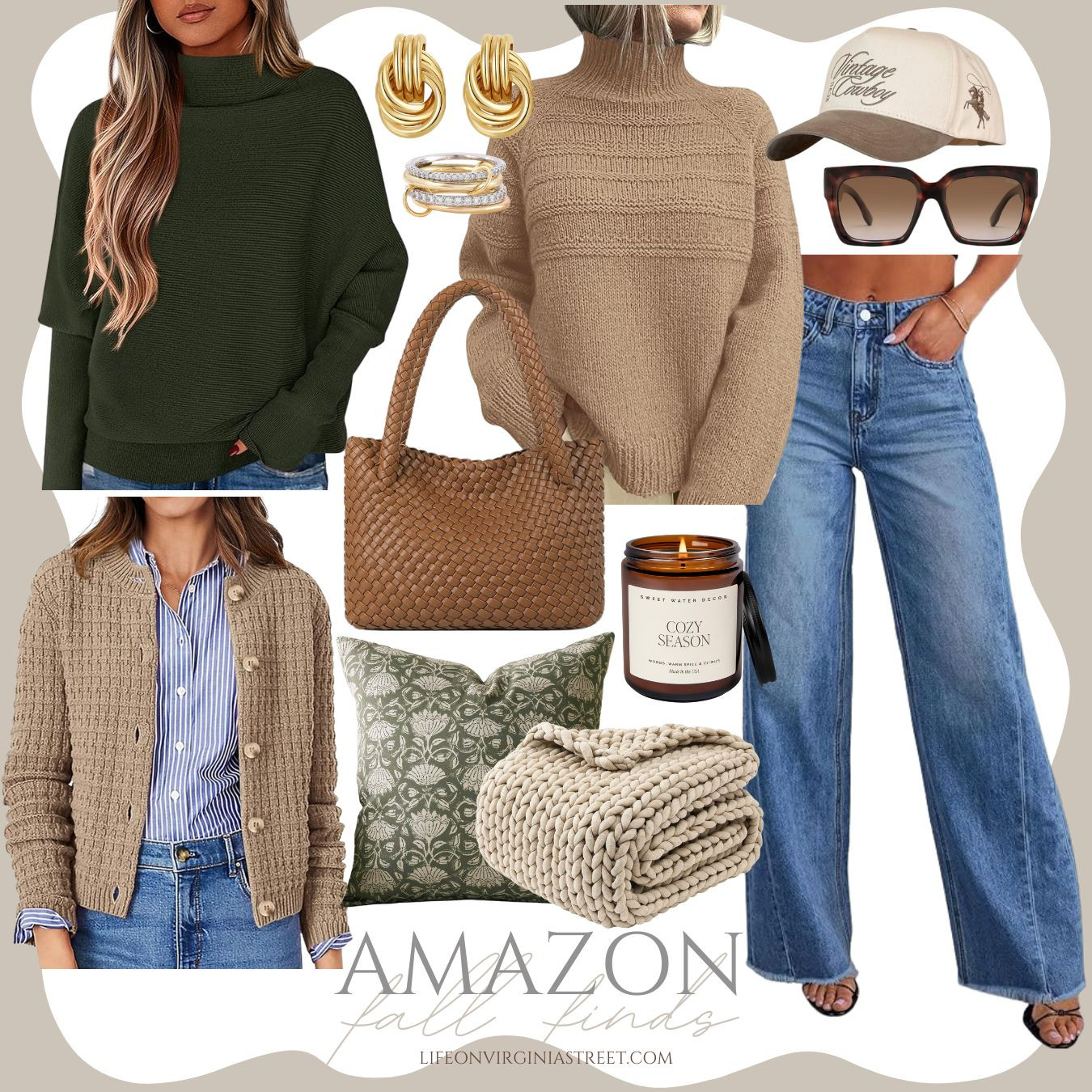 These Amazon fall finds for home and closet are chic ways to kick off the season! From cozy sweaters to barrel jeans to chunky knit throw blankets, fall candles, and fall throw pillows, these are perfect for autumn! #ltkseasonal #ltkfindsunder50 #ltkfindsunder100 #ltkhome #Ltksalealert #ltkover40 #ltkmidsize  

 

#LTKSeasonal #LTKHome #LTKFindsUnder50