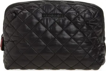 Medium Double Zip Quilted Cosmetics Pouch | Nordstrom