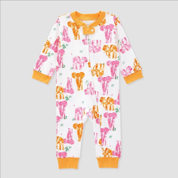 Burt's Bees Baby® Baby Elephant Sleep N' Play - Light Orange | Target