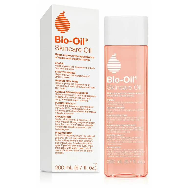 Bio-Oil 6.7 Oz/200 mL for Scars Stretch Marks Uneven Skin Tone w/ PurCellin Oil - Walmart.com | Walmart (US)