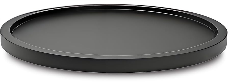 10" Black Bamboo Lazy Susan Organizer Kitchen Turntable for Cabinet Pantry Table Organization | Amazon (US)