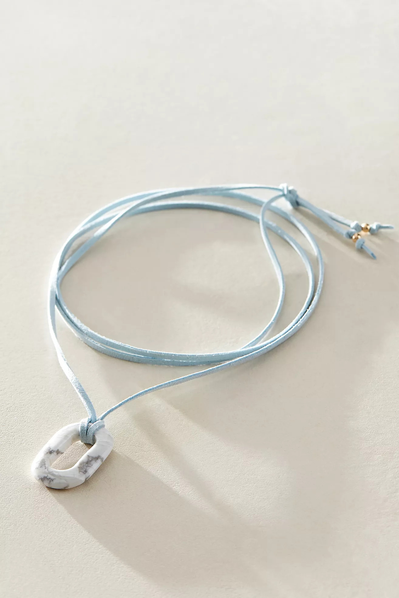 ALV Semiprecious Stone On Suede Necklace | Free People (Global - UK&FR Excluded)