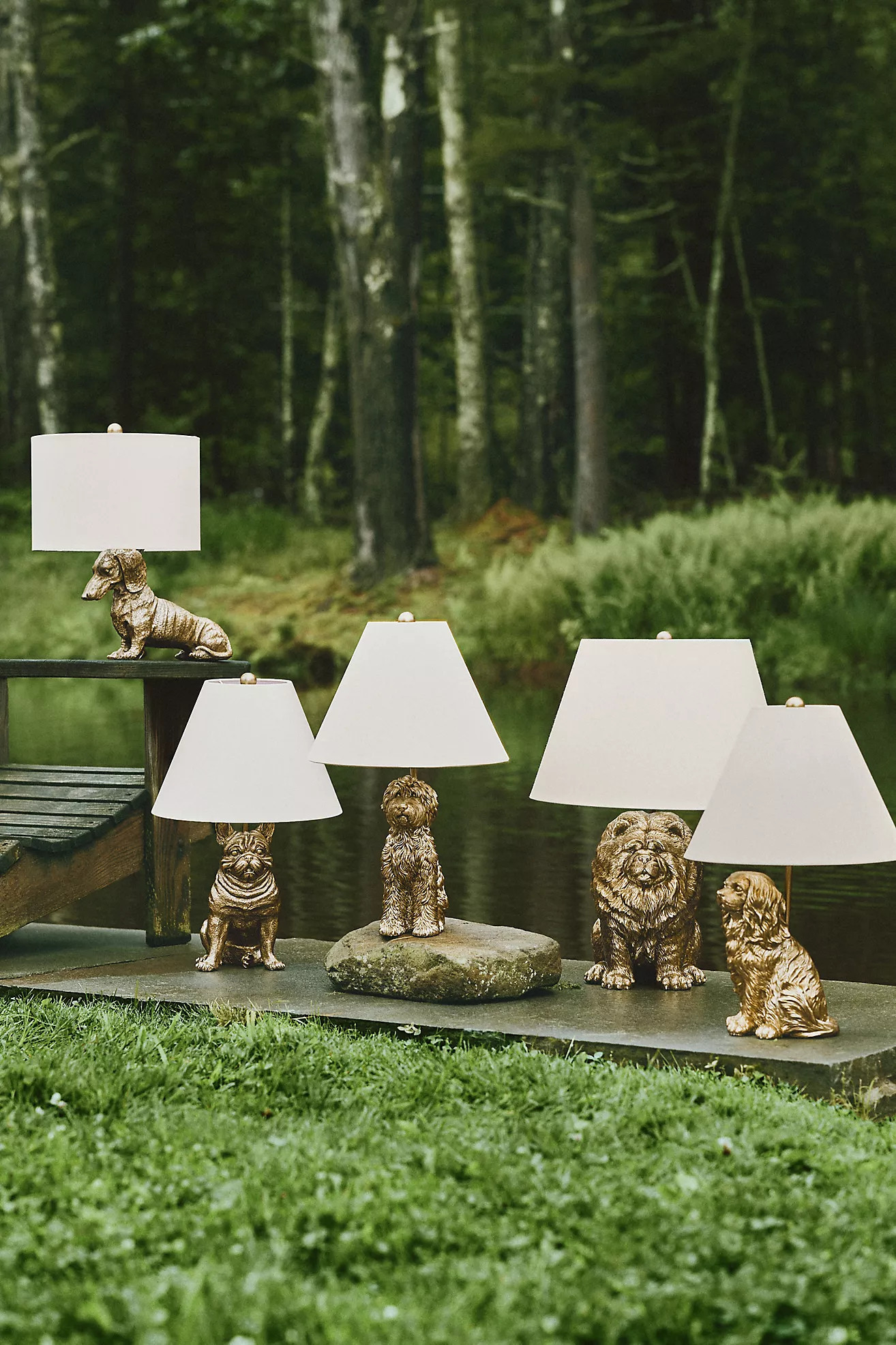 The Icon Table Lamp: Dog Edition | Anthropologie (US)