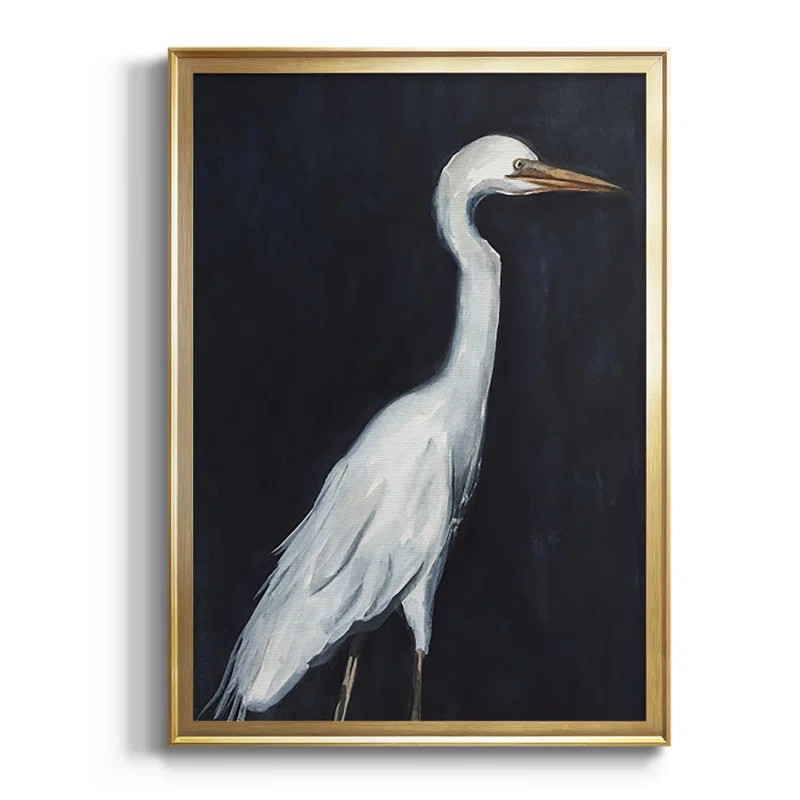 Red Barrel Studio® Calm Great Egret II - Single Picture Frame Print & Reviews | Wayfair | Wayfair North America
