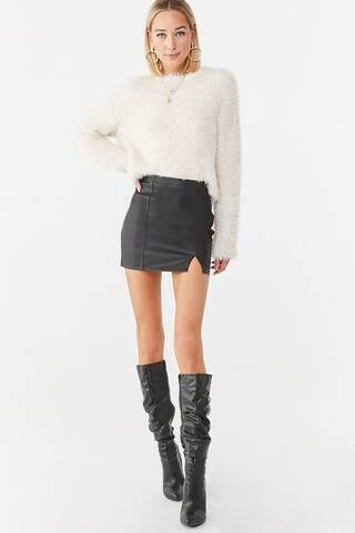 Faux Leather Mini Skirt | Forever 21 (US)