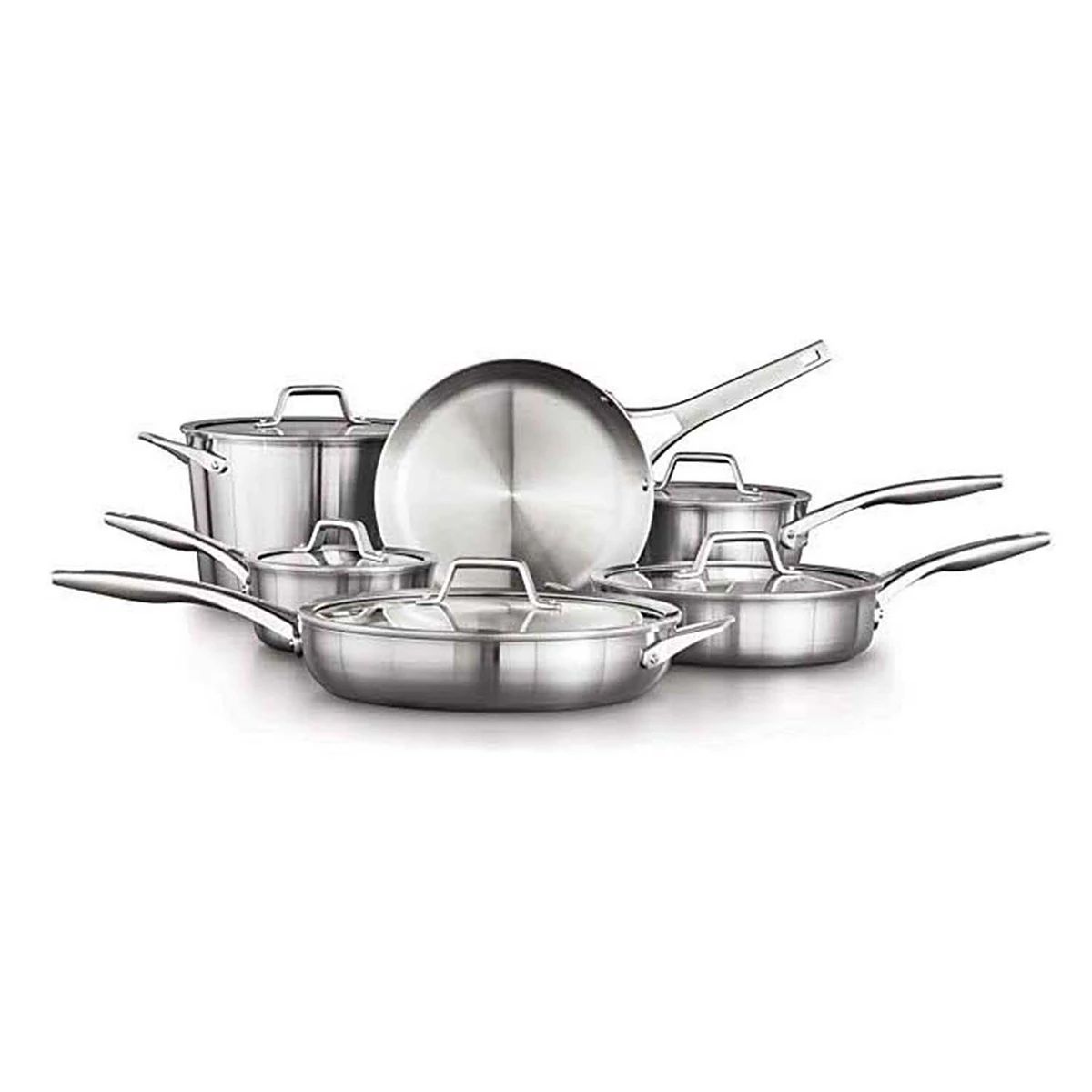 Calphalon Premier 11-pc. Stainless Steel Cookware Set | Kohl's