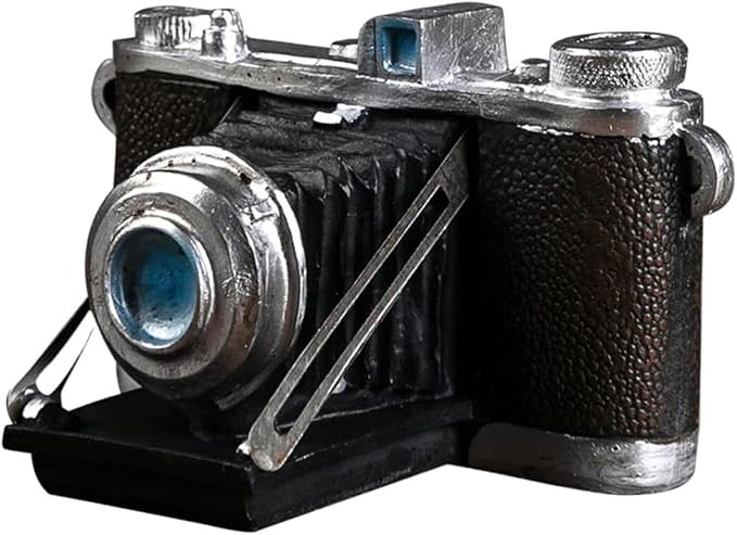 Veemoon Retro Camera Ornaments Resin Camera Model Decor Antique Camera Display Props Showcase Dec... | Amazon (US)