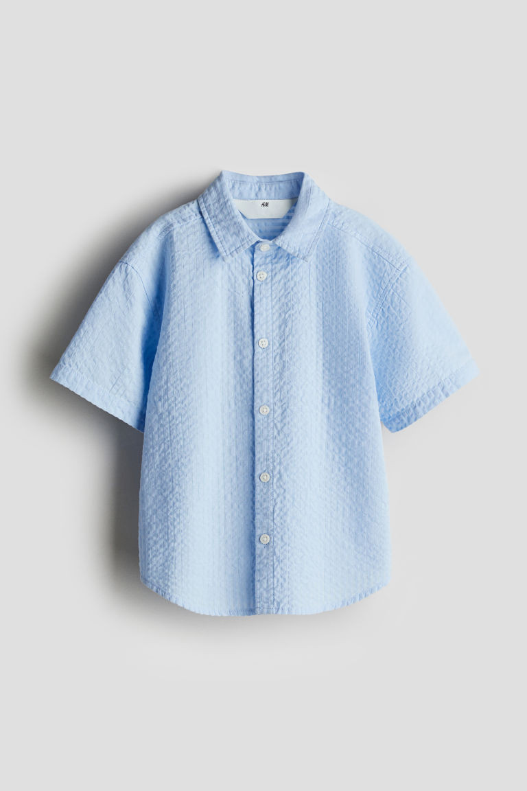 Cotton Seersucker Shirt | H&M (US + CA)
