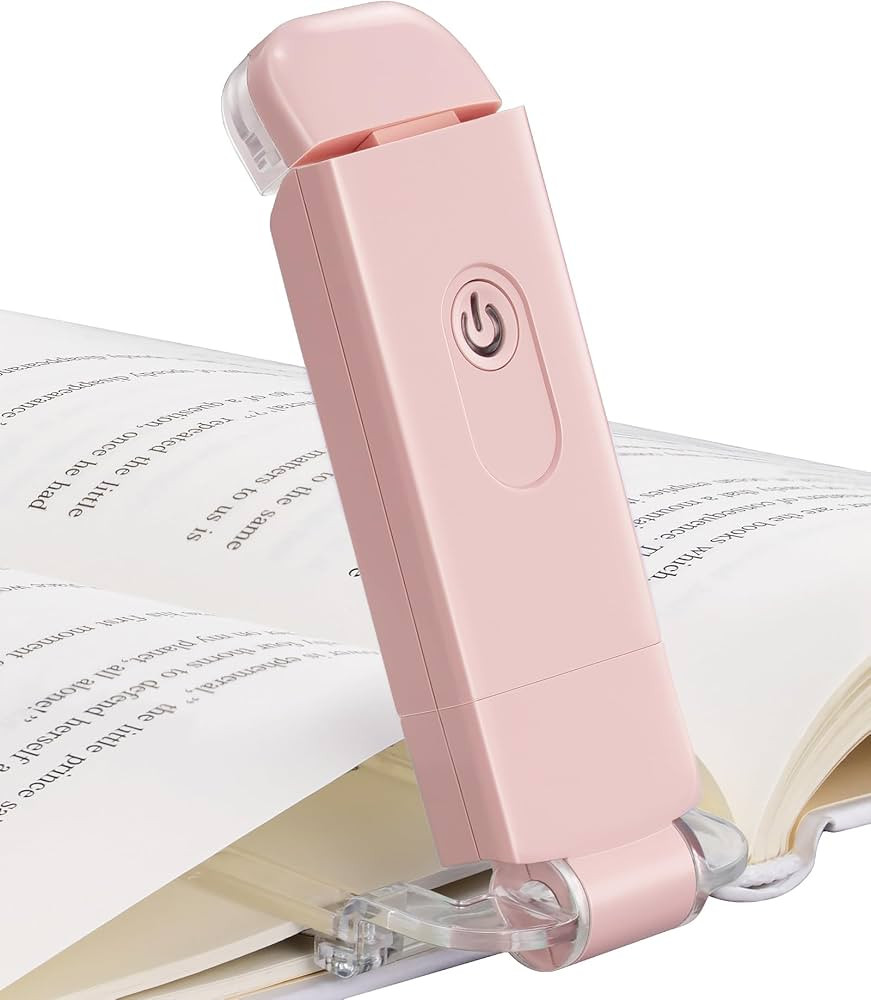 DEWENWILS USB Rechargeable Book Light, LED Clip on Reading Lights for Books in Bed at Night, Port... | Amazon (US)