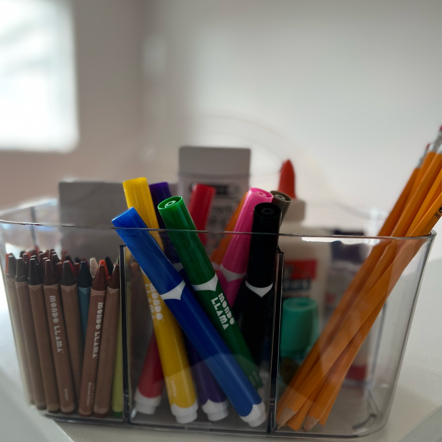 Acrylic At home caddy with handles for the kiddos. Or can be used to organize anything you want.

#LTKfindsunder50 #LTKkids #LTKbaby