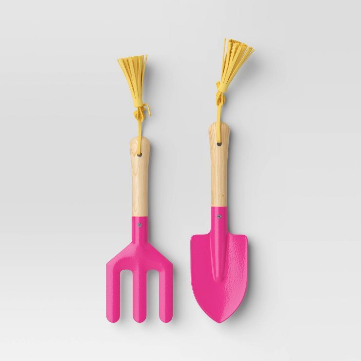 2pk Kids' Garden Tools Set - Pink - Sun Squad™ | Target