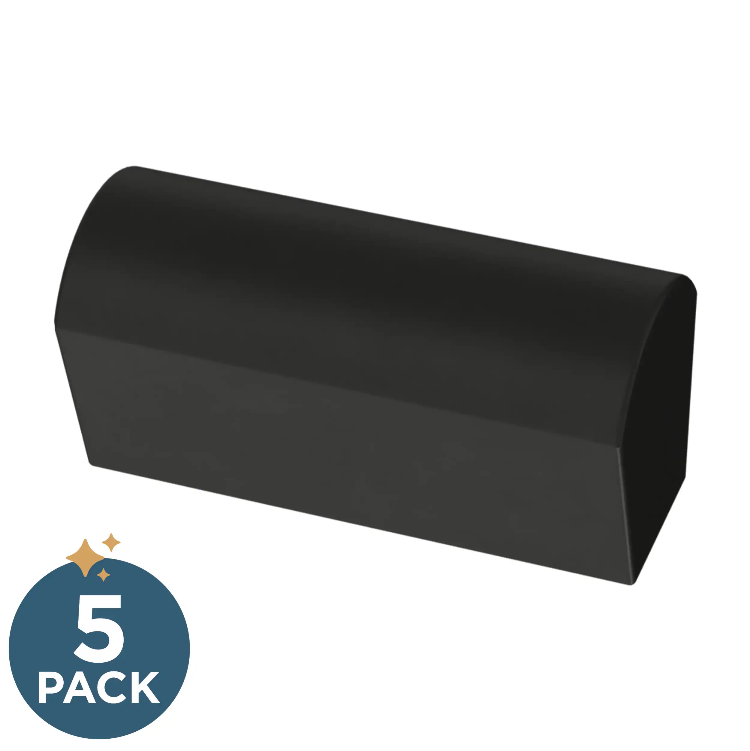 Franklin Brass Modern Arch 1-1/2-in Matte Black Round Modern Cabinet Knob 5 -Pack | P43969K-FB-CP | Lowe's