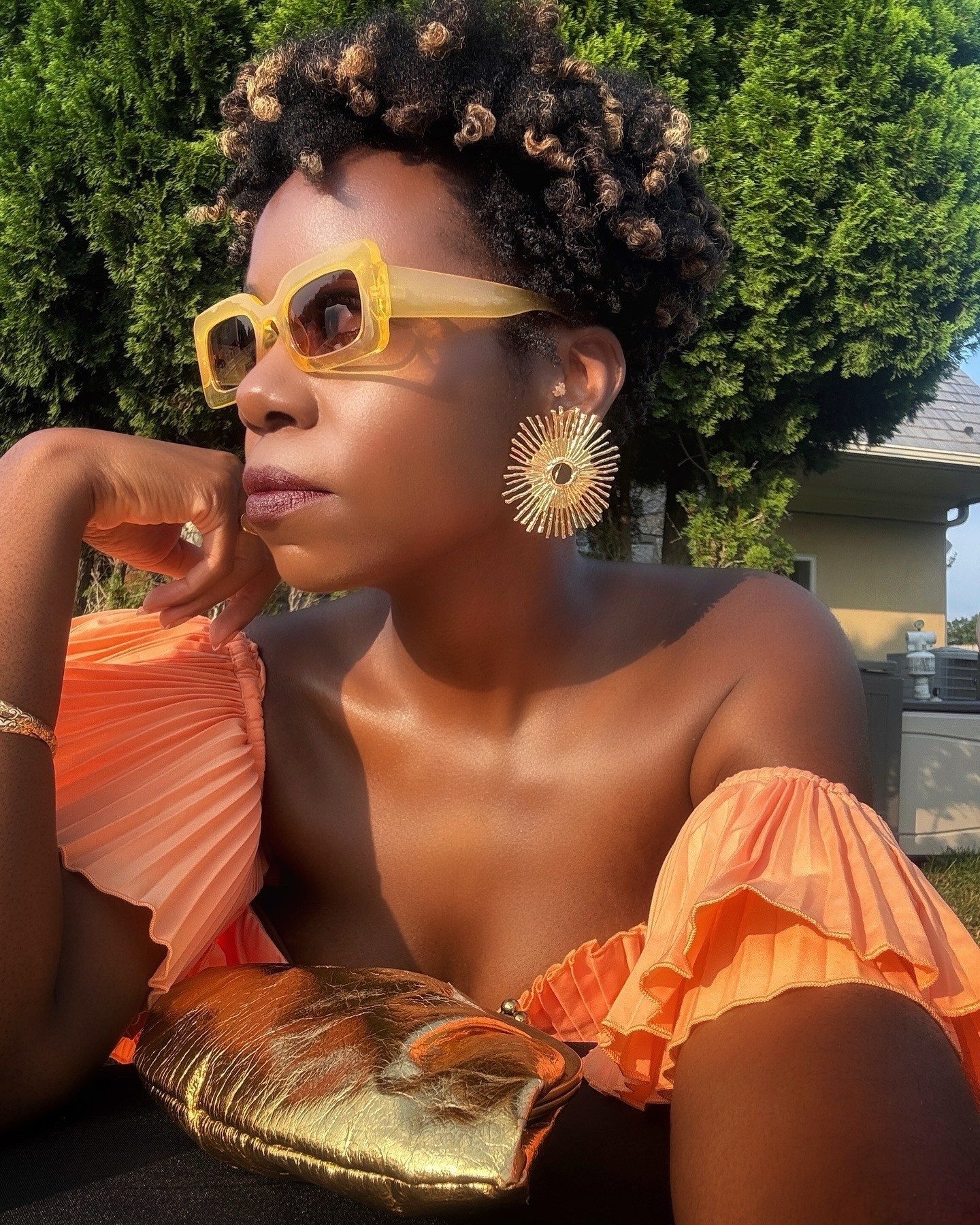 I absolutely love these sunnies. They go with any look and I revive a ton of compliments. 

#LTKMidsize #LTKootd