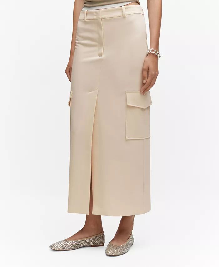 Women's Cargo Slit Skirt | Macy's