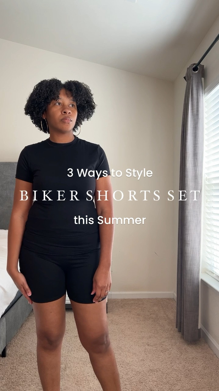 This biker short set will keep you comfortable this summer dressed up or down! 

#LTKVideo #LTKfindsunder50 #LTKstyletip
