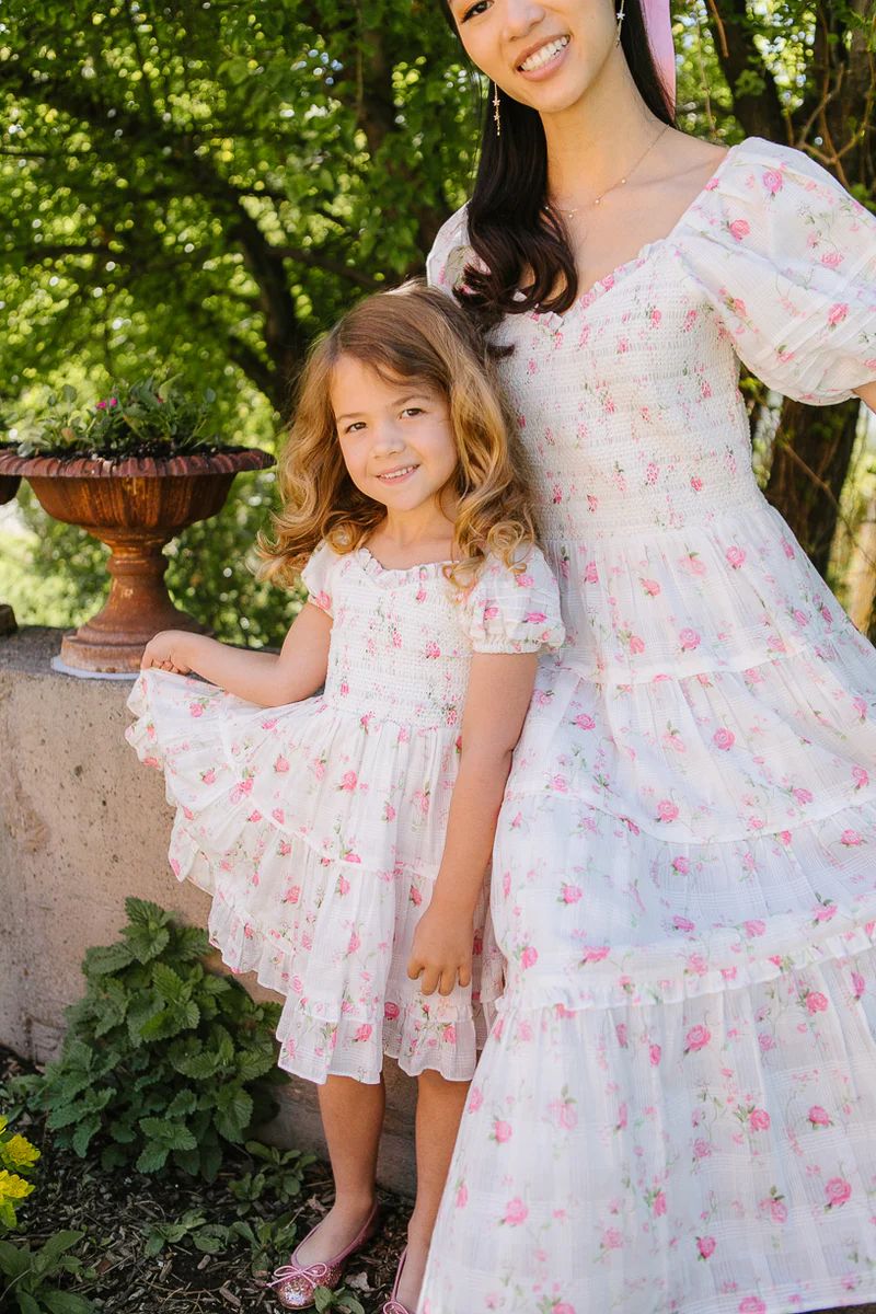 Mini Tea Party Dress in Rose | Ivy City Co