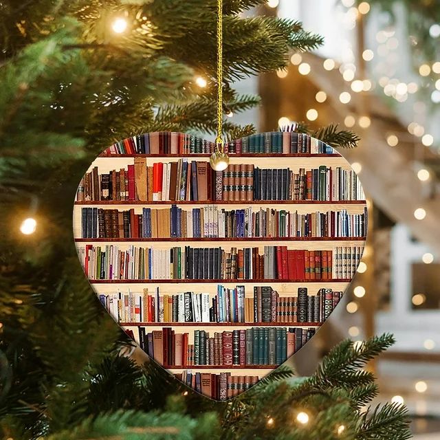 Dainzusyful Accessories Home Decor Book Lovers Heart Decorations Reading Books Christmas Decorati... | Walmart (US)