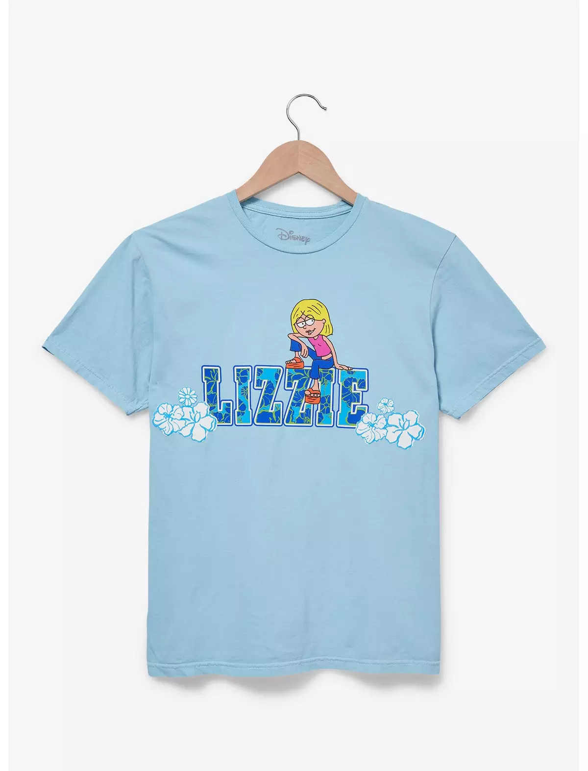 Disney Lizzie McGuire Floral Portrait Women's T-Shirt - BoxLunch Exclusive | BoxLunch