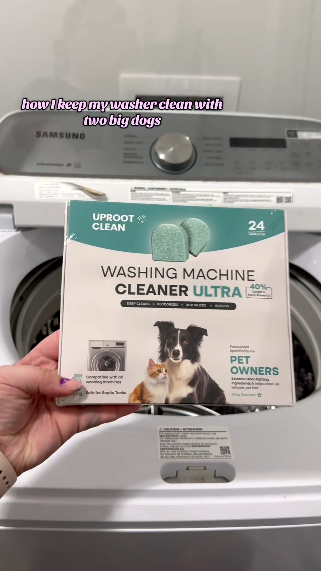 Do you have pets? Are you tired of it taking forever to clean all of the hair out of your washing machine? This is my family’s SECRET to keeping our washing machine fresh, clean, and free of pet hair!! 

#LTKPets #LTKHome #LTKFindsUnder50