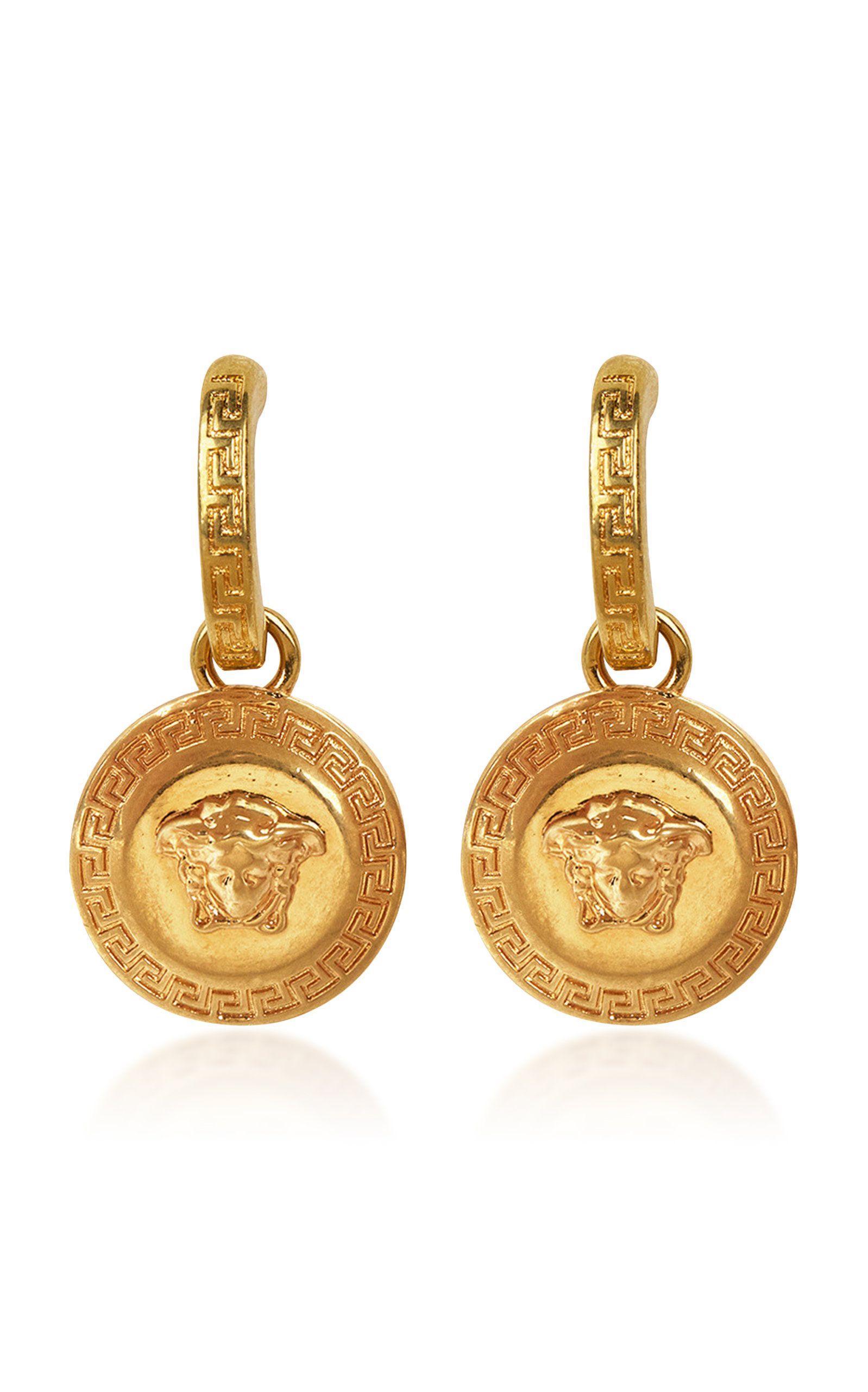 Versace Gold-Tone Earrings | Moda Operandi (Global)
