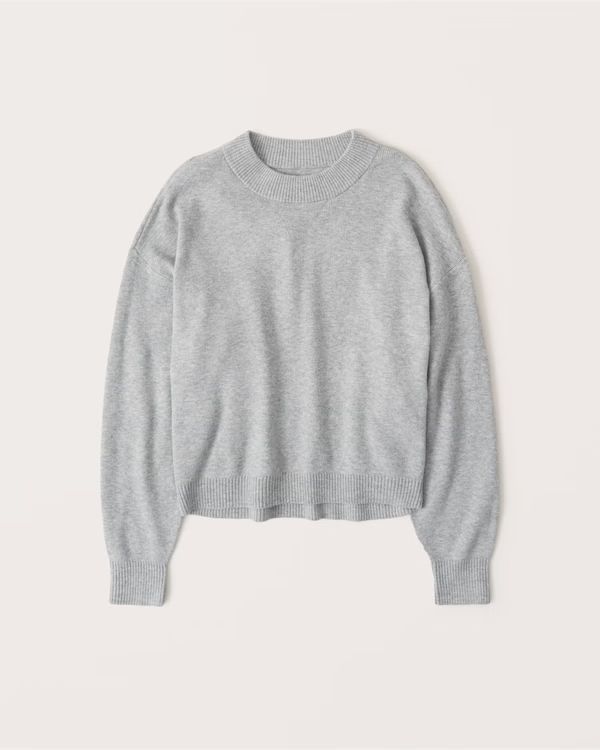 Women's Crewneck Lounge Sweater | Women's Tops | Abercrombie.com | Abercrombie & Fitch (US)