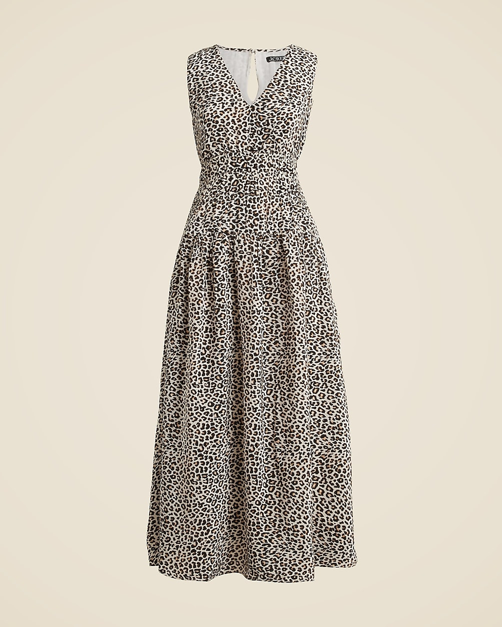 Hyacinth dress in leopard crepe de chine | J. Crew US