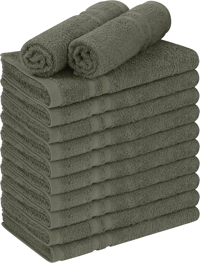 Utopia Towels Cotton Bleach Proof Salon Towels (16x27 inches) - Bleach Safe Gym Hand Towel (12 Pa... | Amazon (US)