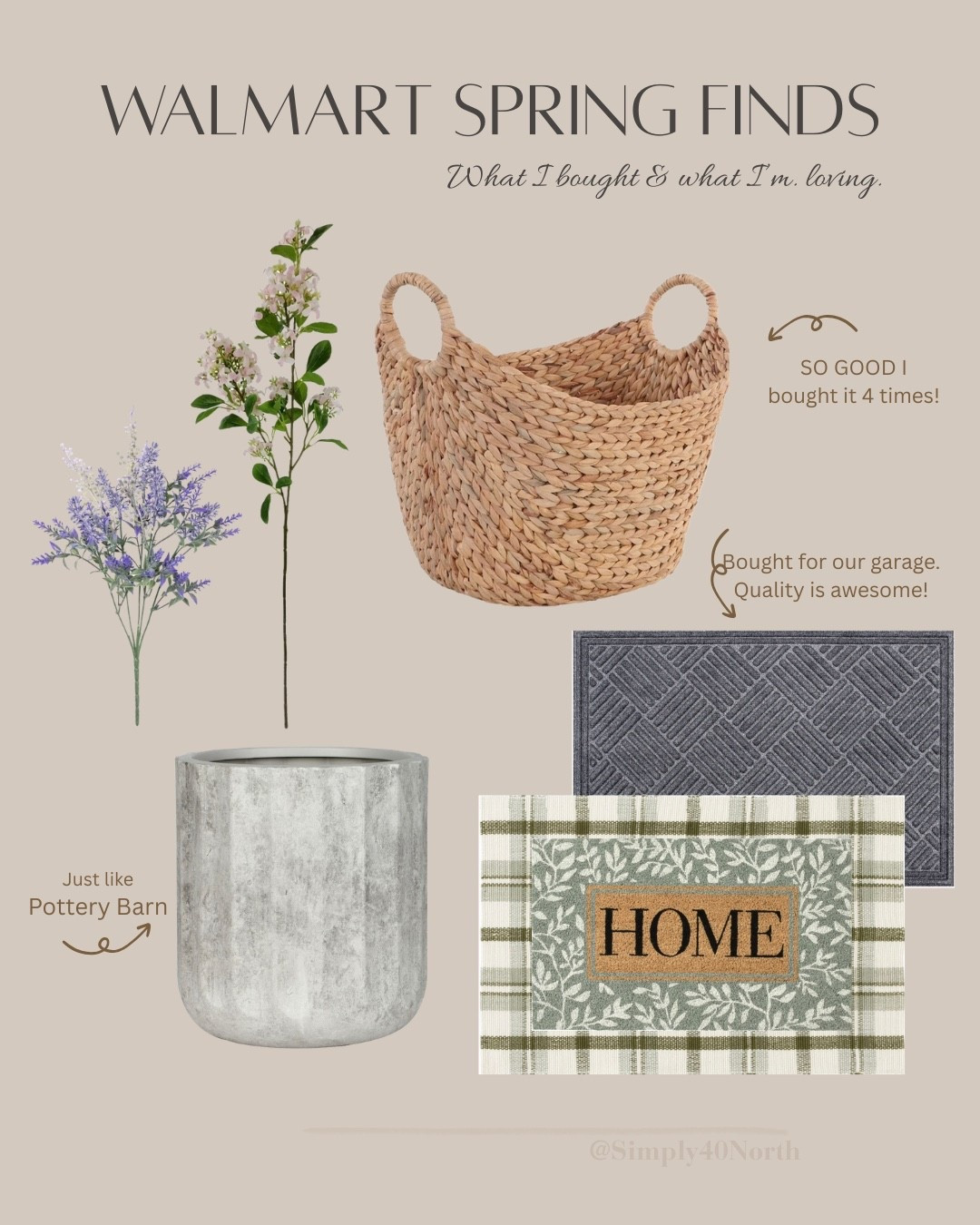 The Walmart home section is amazing lately!  Sharing a few spring finds I have gotten.  They are all so affordable and great quality.  A win win!

#LTKhome #LTKSeasonal