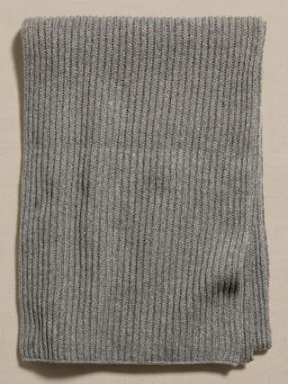 Ribbed Knit Scarf | Banana Republic Factory