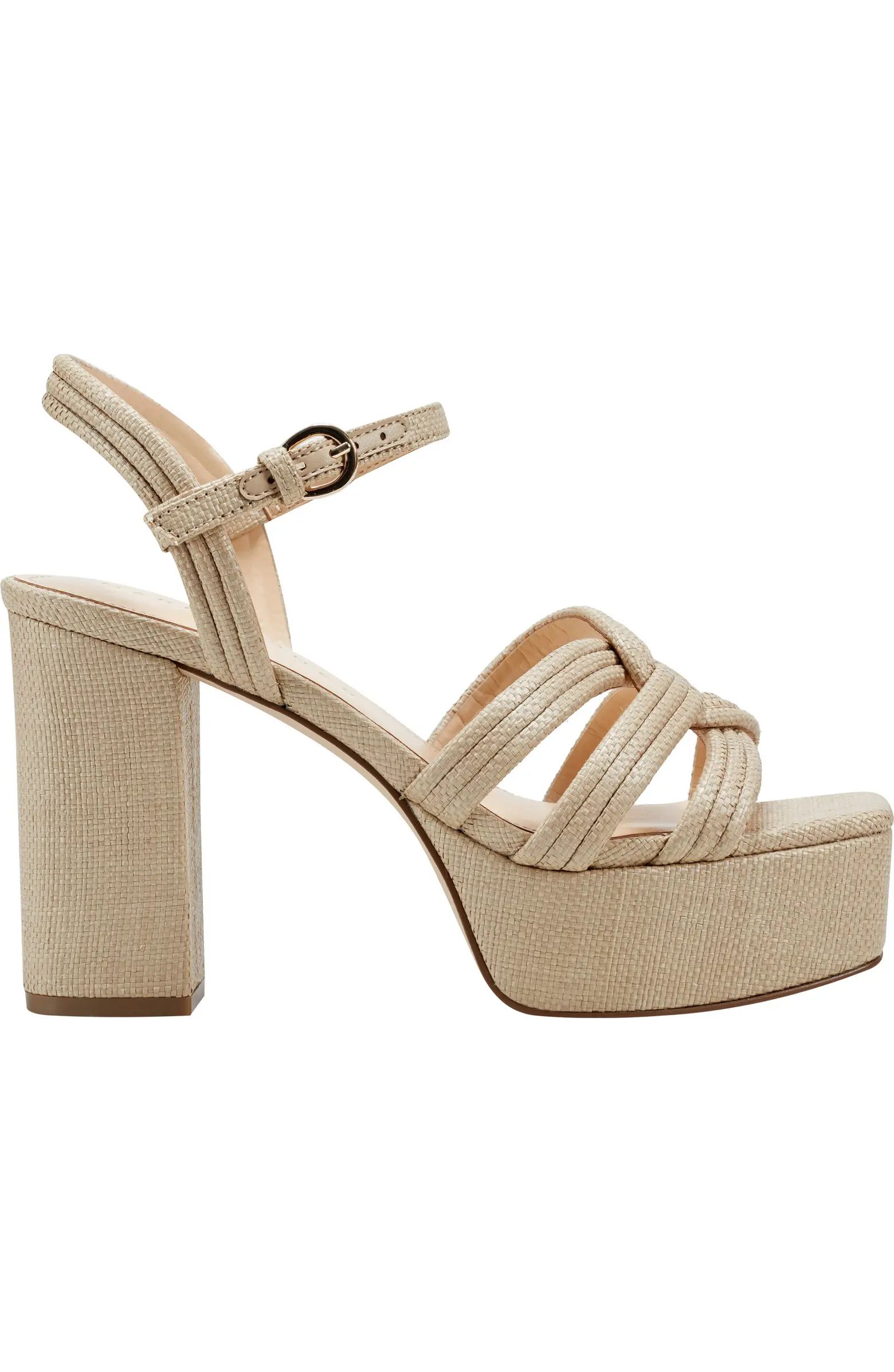 Marc Fisher LTD Cairo Ankle Strap Platform Sandal (Women) | Nordstrom | Nordstrom