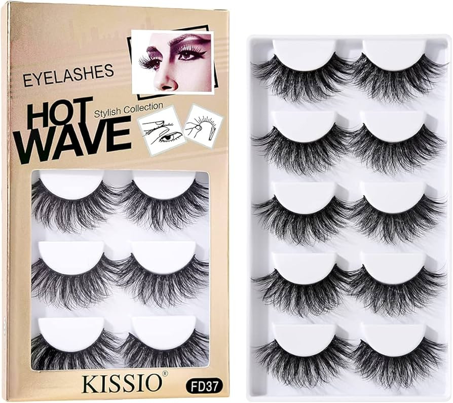 Eyelashes,3D False Eyelashes,Waterproof and Fluffy,Handmade,Eyelashes Natural Look,Reusable Natur... | Amazon (UK)