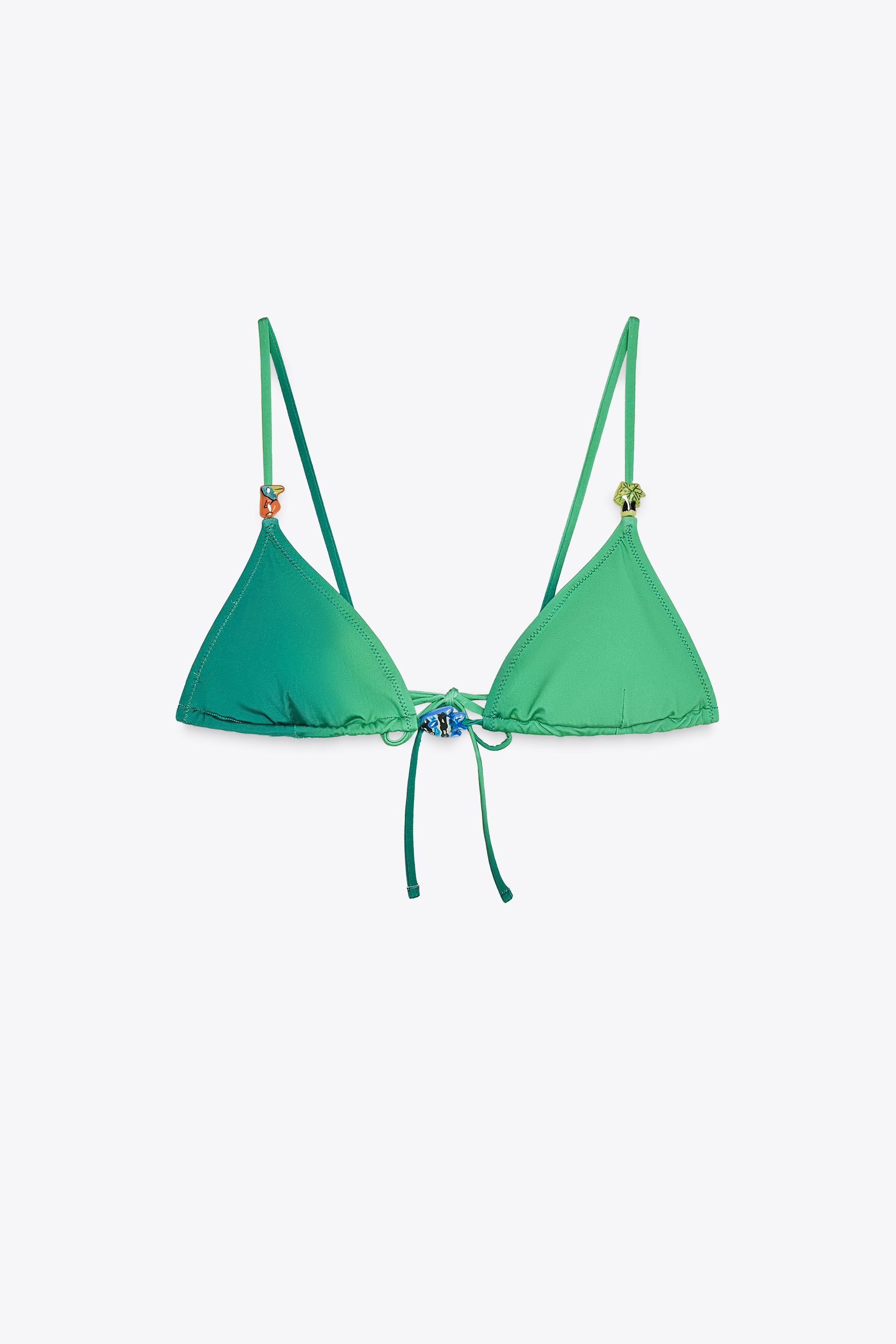 TRIANGEL BIKINITOP VIS | Zara US