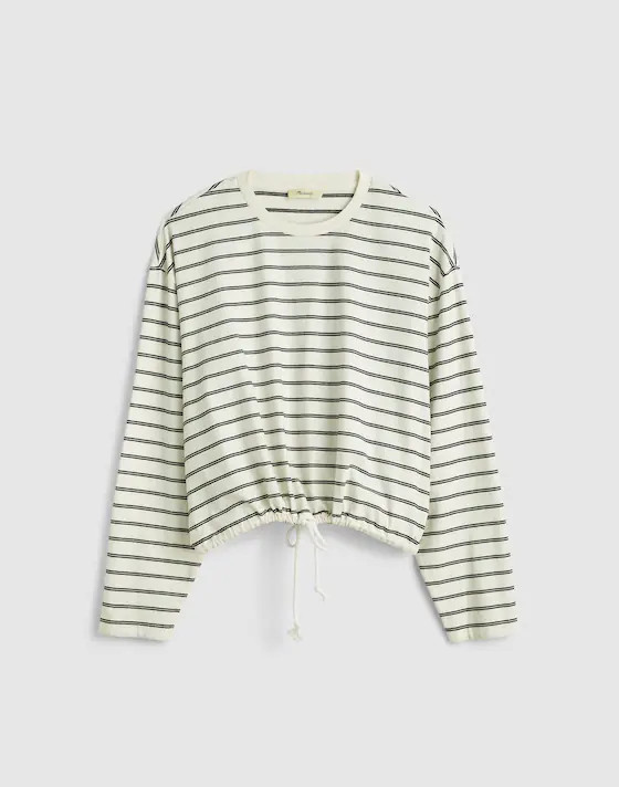 The Perfect Tie-Waist Tee in Allday Jersey | Madewell