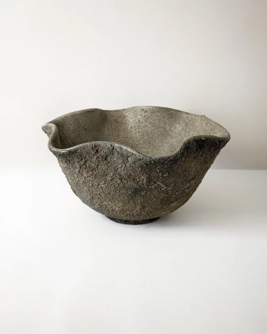 Stone-Look Textured Bowl | Sculptural Decorative Bowl | Wabi Sabi Home Decor | Etsy (US)