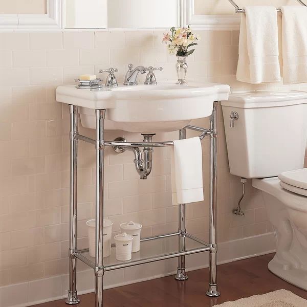 Retrospect Ceramic Specialty Console Bathroom Sink with Overflow | Wayfair North America