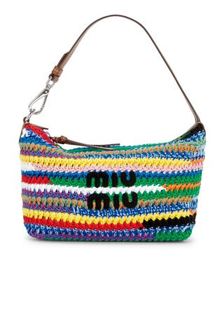 Miu Miu TASCHE AF46 in Mehrfarbig - Blue,Green. Size all. | FWRD 