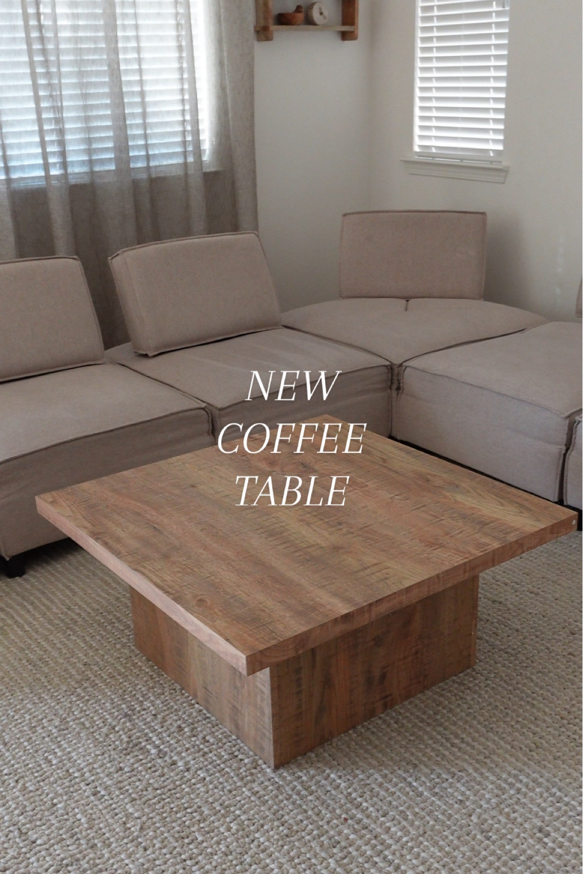 New coffee table 👀 