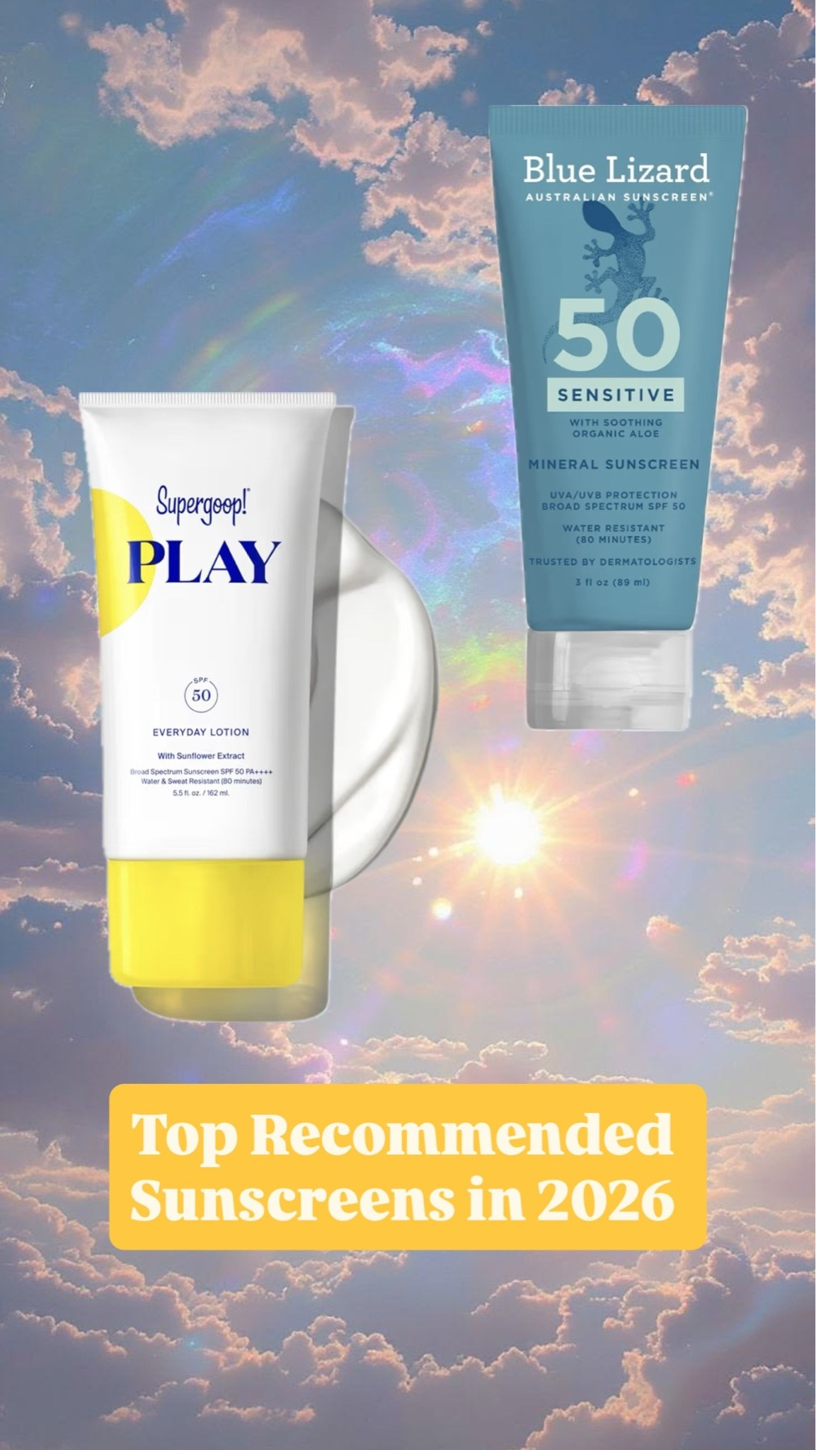 Most recommended sunscreens straight from hundreds of dms! Blue Lizard was number 1 followed by SuperGoop for number 2!

#LTKdayinmylife #LTKmomlife #LTKSeasonal
