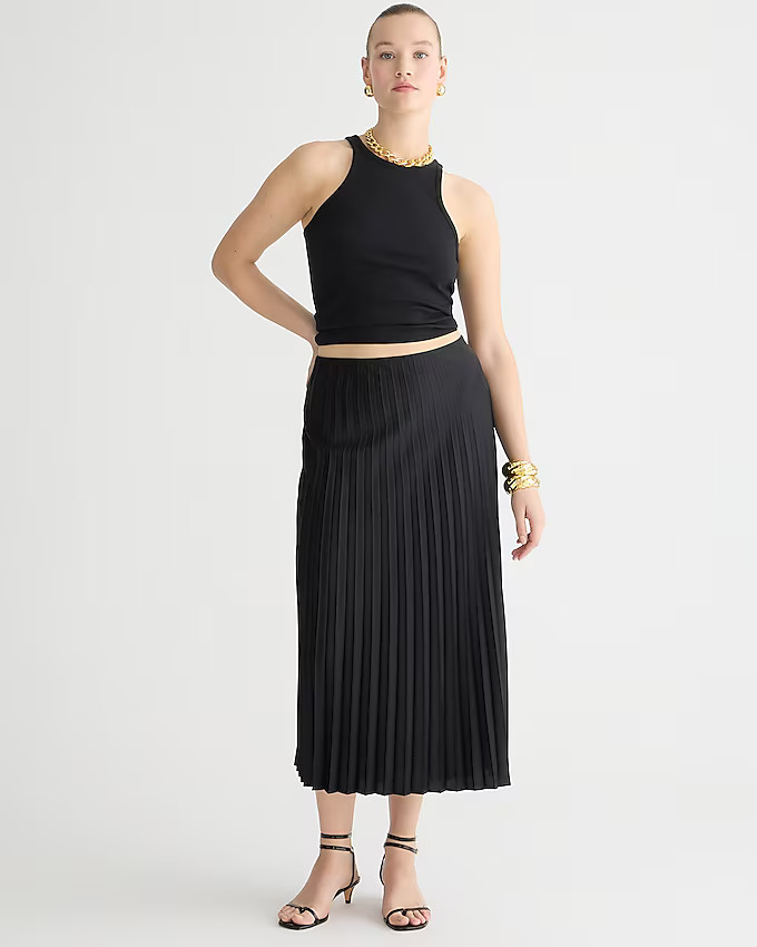 Gwyneth pleated slip skirt | J. Crew US