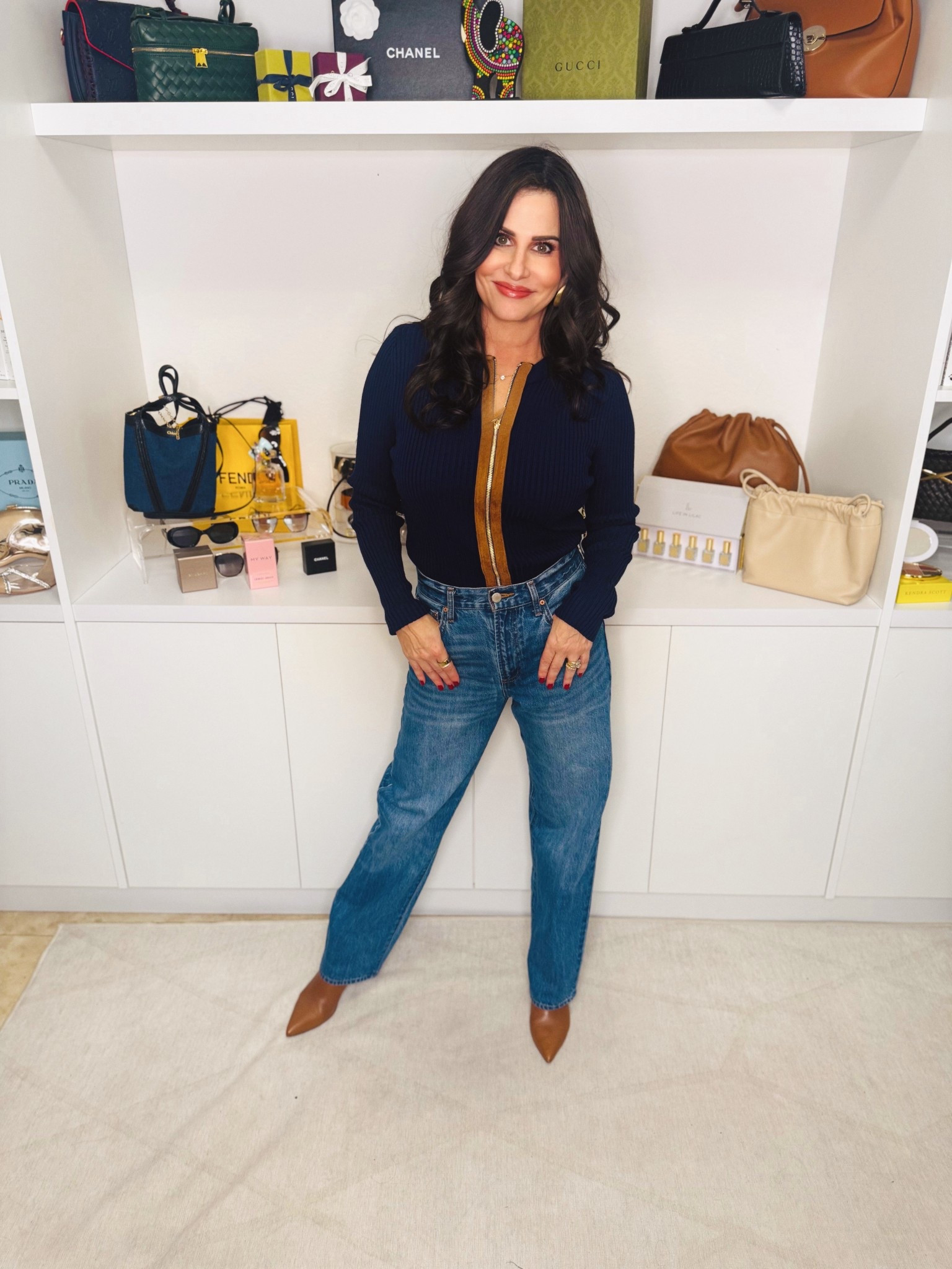 Mixed media faux suede knit zipper is so pretty and comfy . Wearing a sm 

#LTKFindsUnder50 #LTKSaleAlert #LTKOver40

#LTKOver40 #LTKootd #LTKSaleAlert