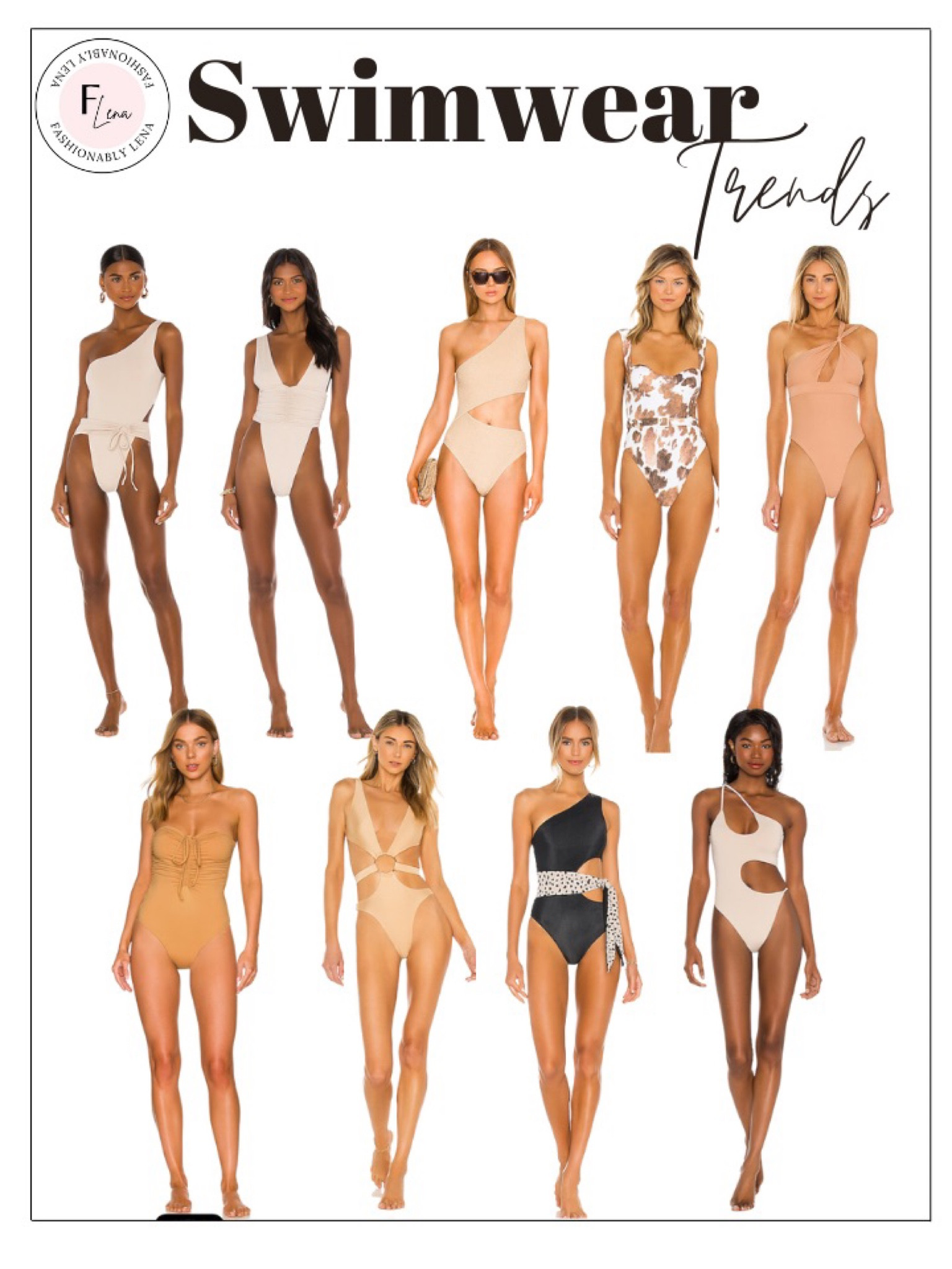 Neutral swimsuit, Bikini, one piece swimsuit, tan swimsuit, beige swimsuit. Revolve 

#LTKFind #LTKSeasonal #LTKswim