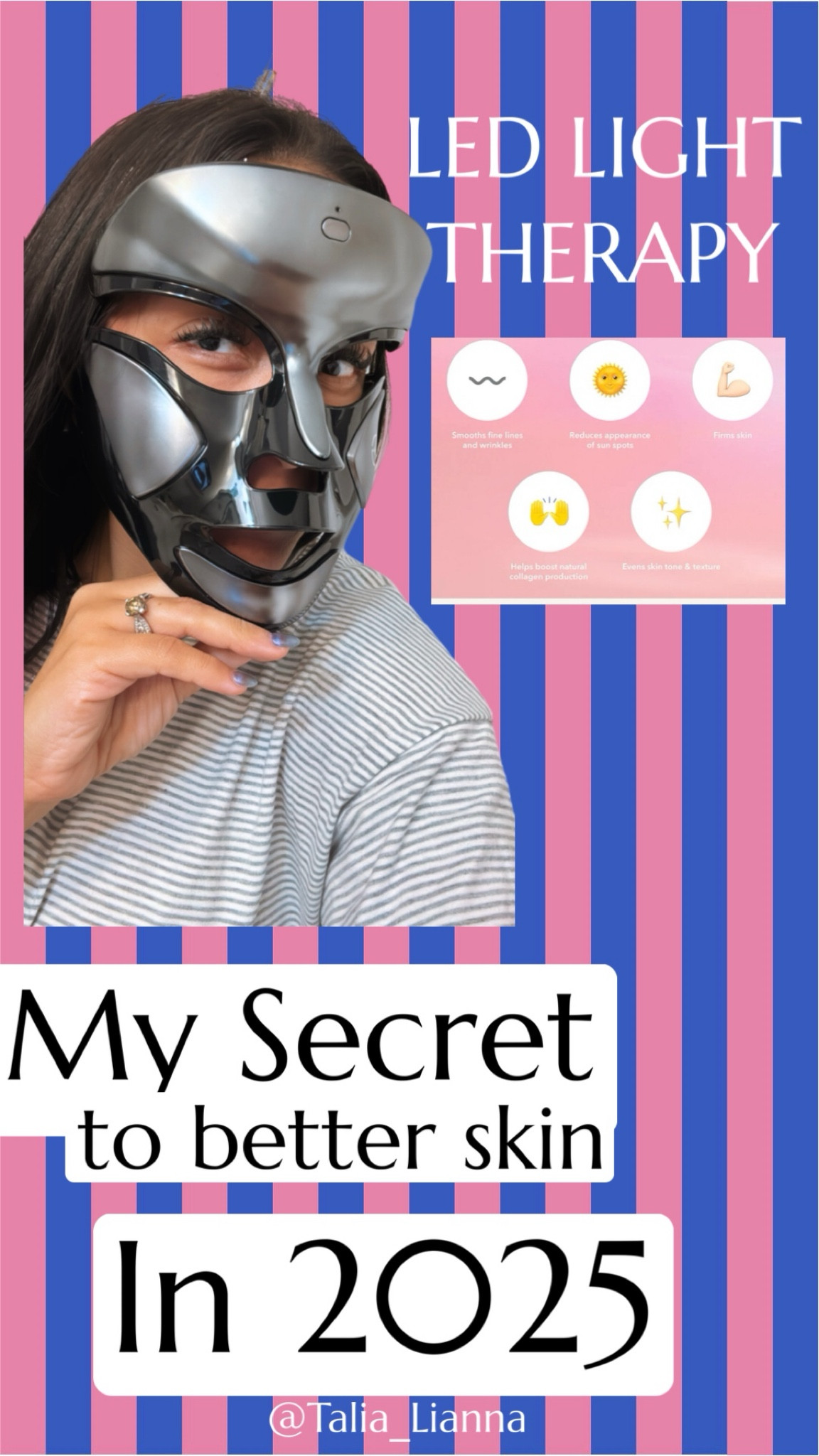 Glow like never before ✨ My secret to clear, radiant skin? The Dr. Dennis Gross LED Light Therapy Mask! Reduces wrinkles, clears breakouts, and gives you that lit-from-within glow. Trust me, it’s a game-changer! #skincaregoals @Sephora @Drdennisgross 

#LTKBeauty #LTKWatchNow