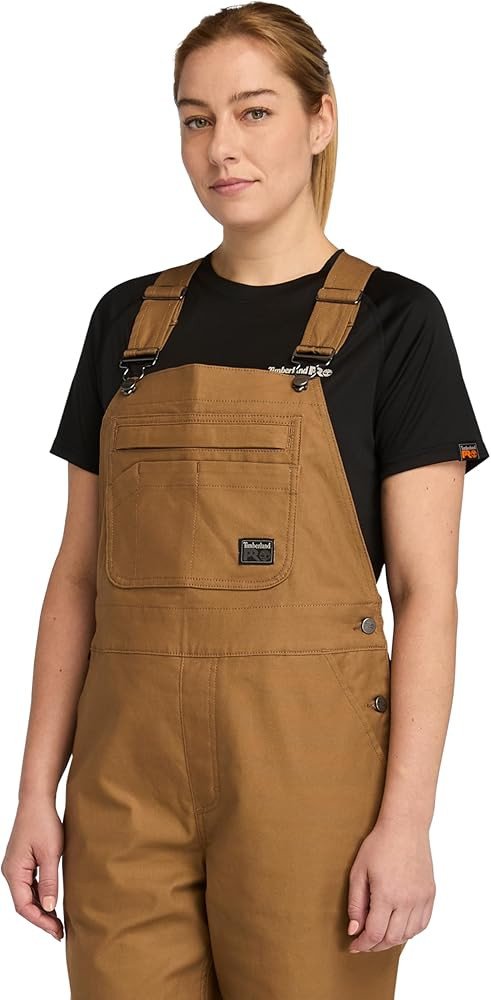 Timberland PRO Women's Gritflex Canvas Bib Overalls | Amazon (US)