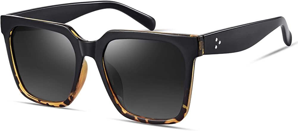 mosanana Oversized Square Sunglasses for Women Simple Trendy Style MS51917 | Amazon (US)
