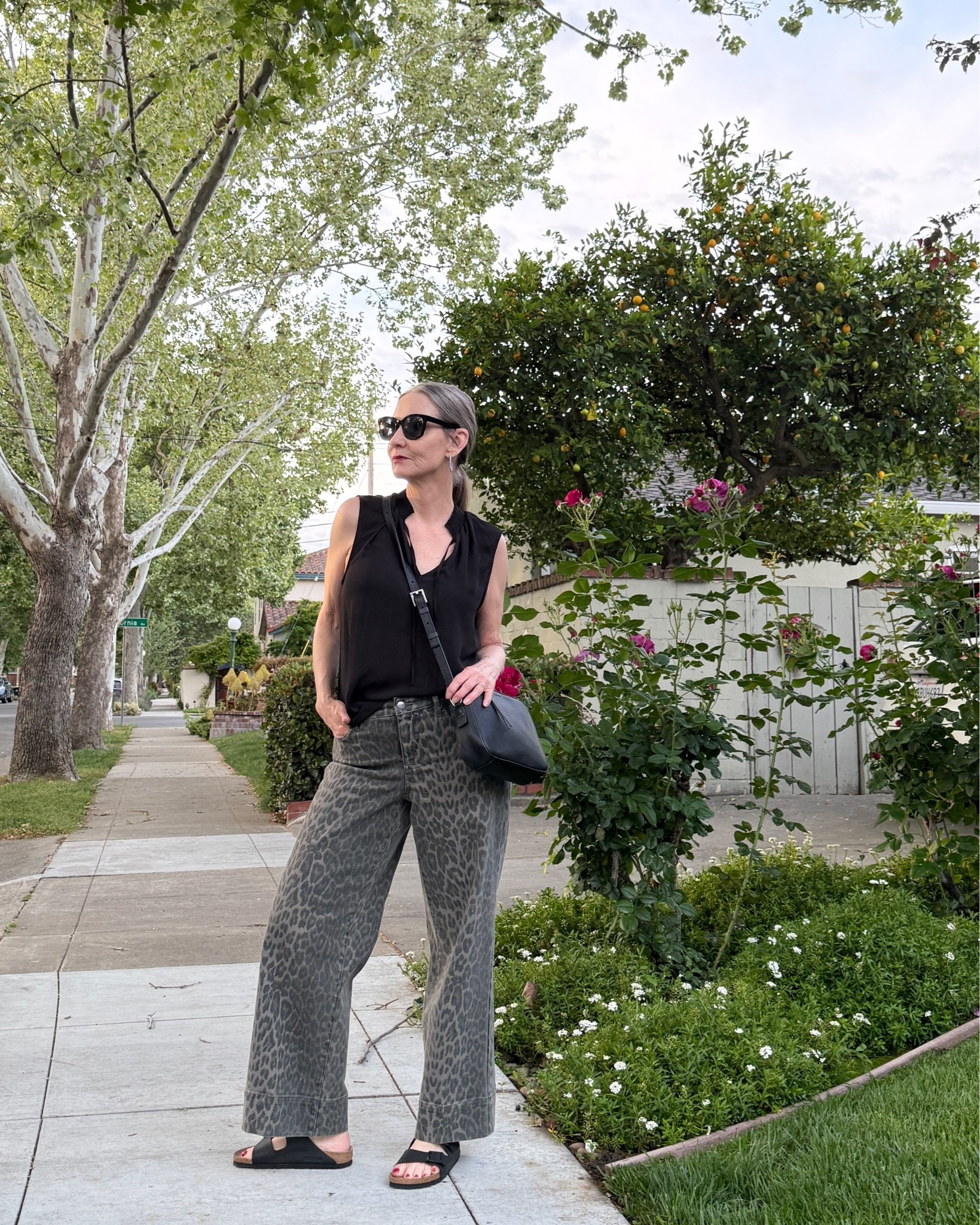 Simple summer style. #summerootd #summertofall #leopard #olivegreen #Birkenstocks #crossbody #capsule #minimaliststyle

#LTKSeasonal #LTKOver40 #LTKdayinmylife