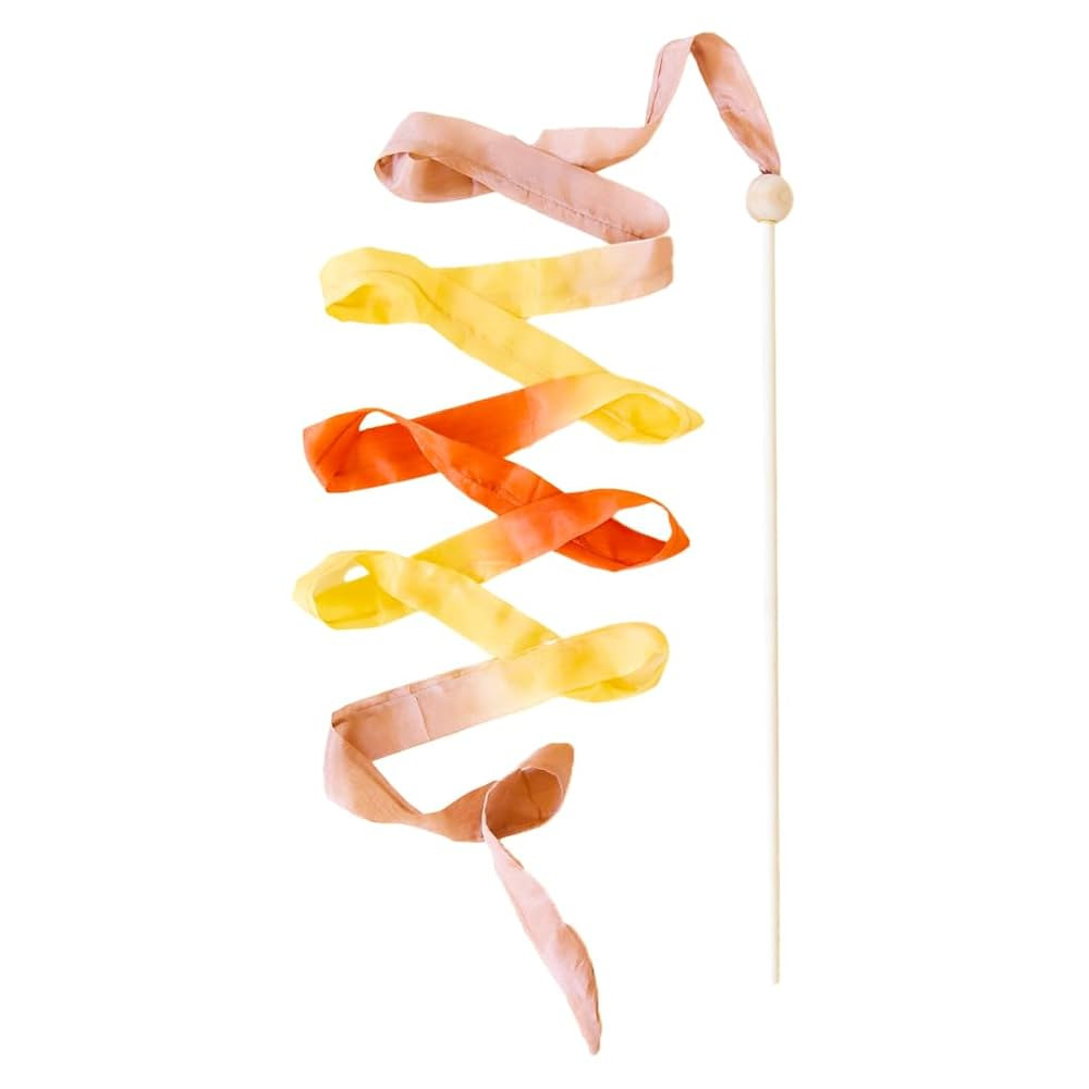 Sarah's Silks Boho Rainbow Streamer - 8' Long Ribbon Wand for Kids, Pretend Play, Dance, Baton St... | Amazon (US)