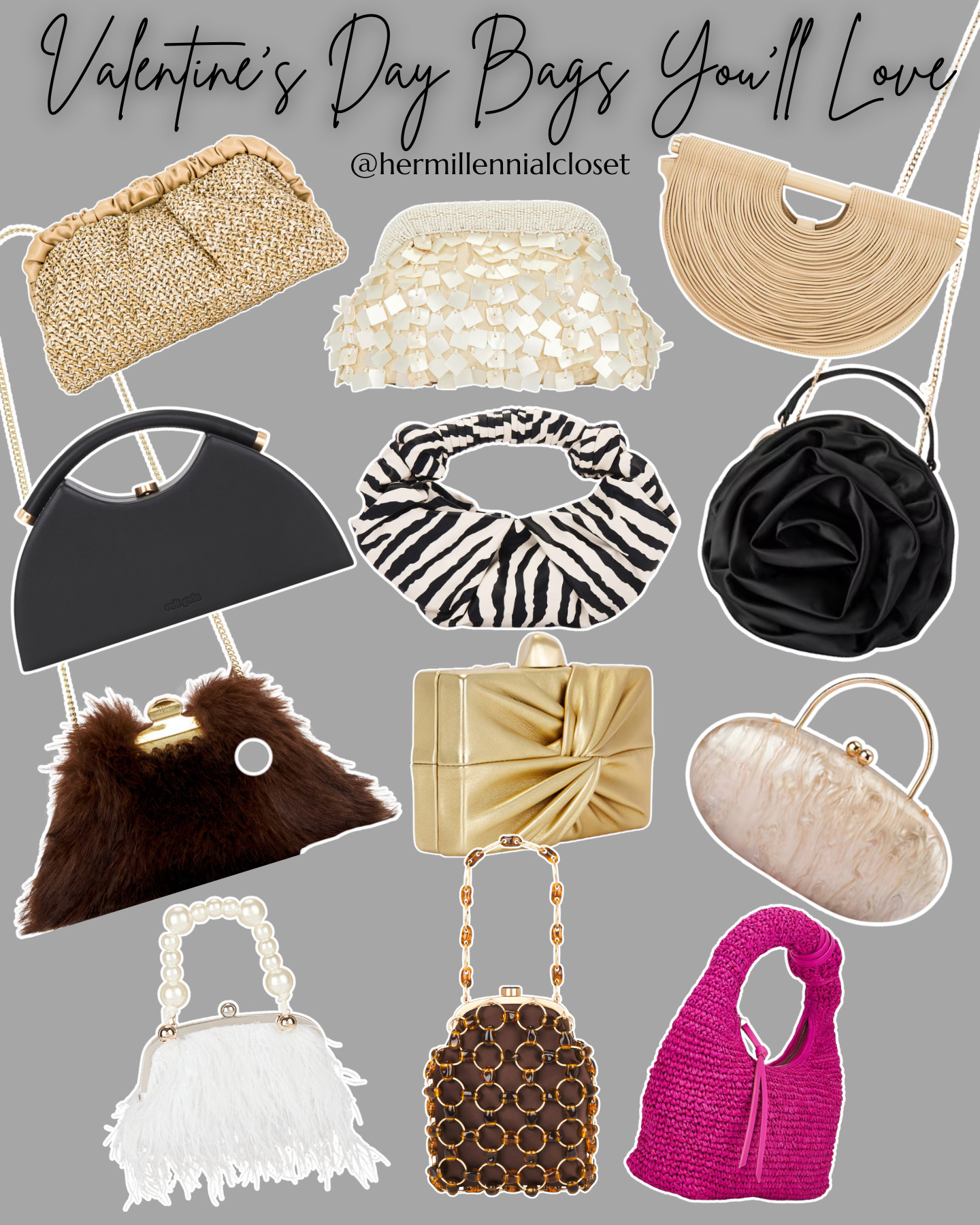 From soft neutrals to bold statement pieces, these Valentine’s Day ready bags are made to elevate every look. Think romantic textures, sculptural shapes, and timeless details perfect for date nights, brunch dates, or gifting yourself something special. Whether you love minimal elegance or eye-catching drama, there’s a bag here that feels just right for the season of love. 💼✨

Grab yours now, sis! 

 #LTKgrwm #LTKootd #LTKSaleAlert